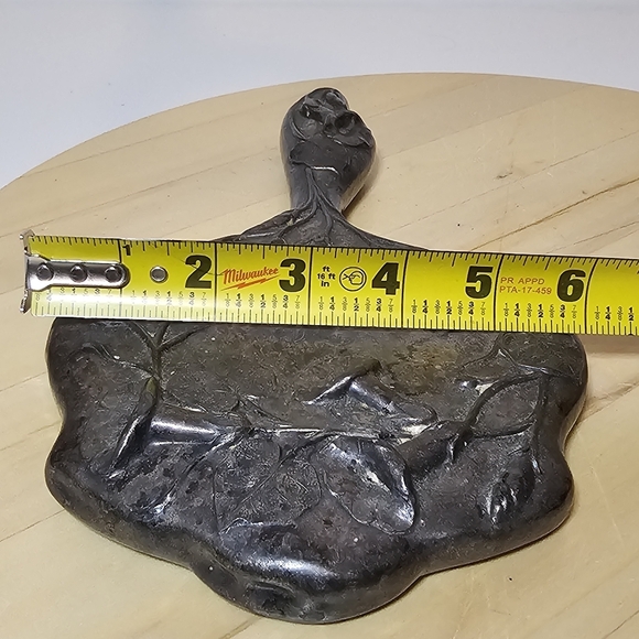 Vintage Art Nouveau silver-plated hand mirror Ornate Motif Floral Design - Picture 12 of 13